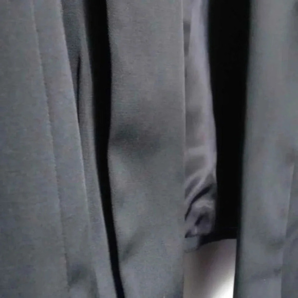 Tristan Black Satin Cropped Blazer - Picture 6 of 6